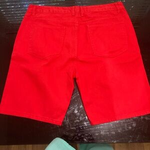 Red shorts size 38